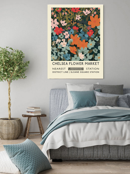 Chelsea Flower Market Botanical Art Print