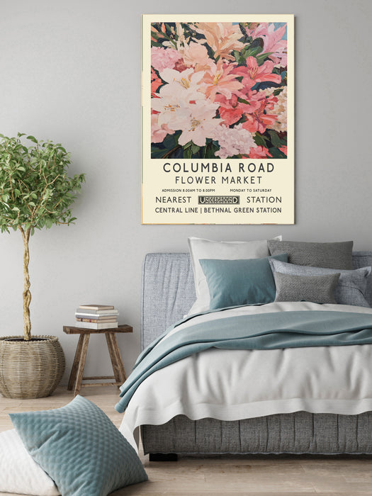 Columbia Road Flower Market Botanical Art Print