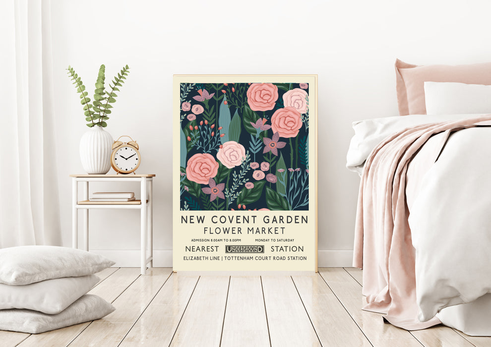New Covent Flower Garden Botanical Art Print