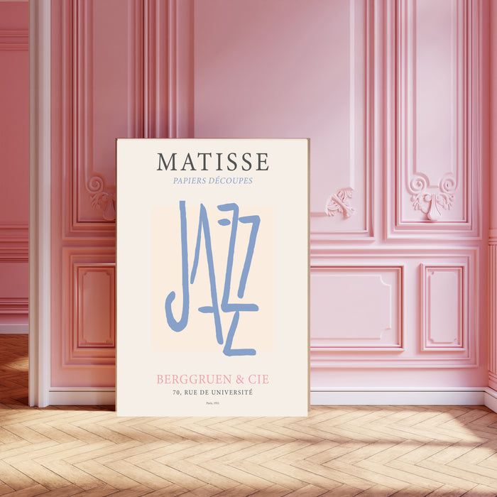 Matisse Blue Jazz Art Print