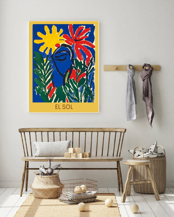 Mexican El Sol Art Print