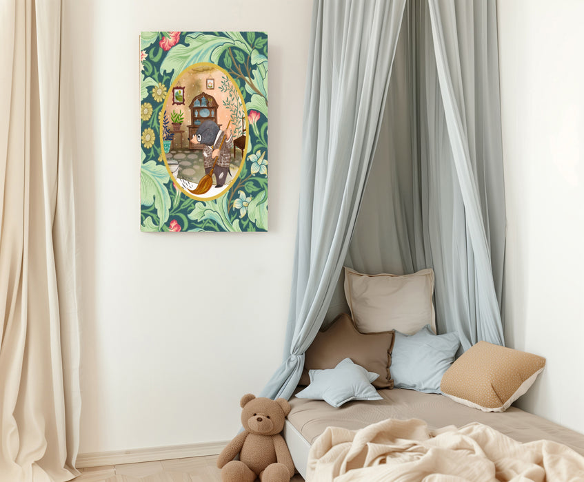 Wind In The Willows Vintage Book Cover Art Print