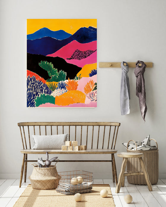 Landscape Mountain Travel Art Print