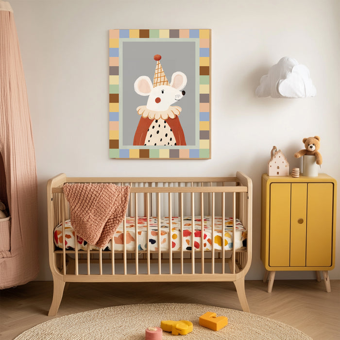 Circus Mouse Nursery Art Print