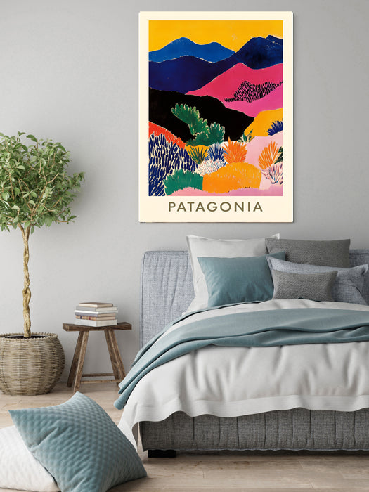 Patagonia Landscape Travel Art Print