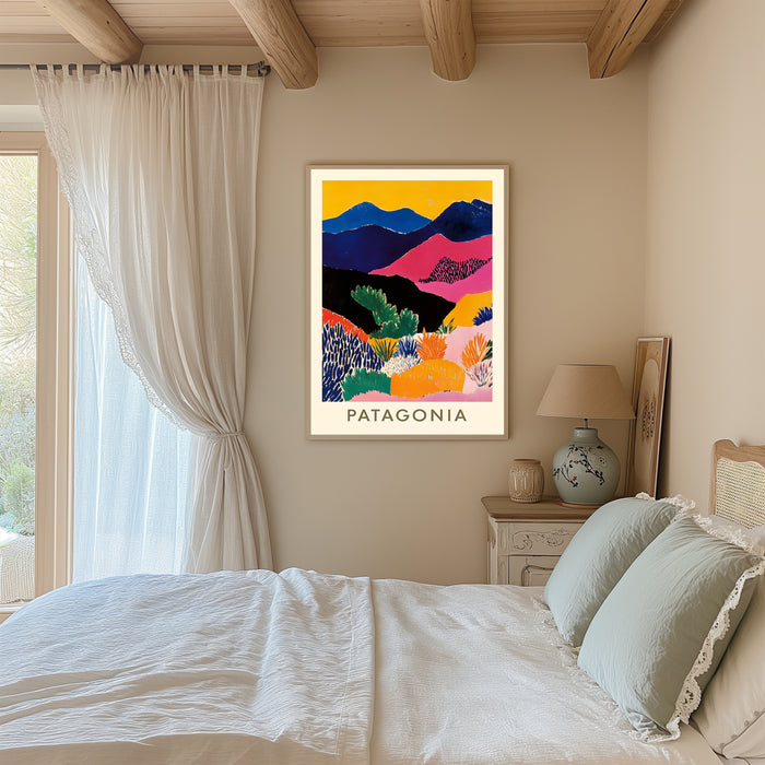 Patagonia Landscape Travel Art Print
