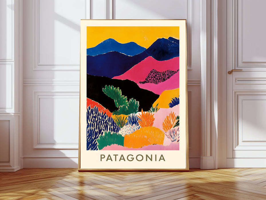 Patagonia Landscape Travel Art Print