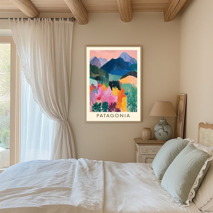 Patagonia Landscape Travel Art Print