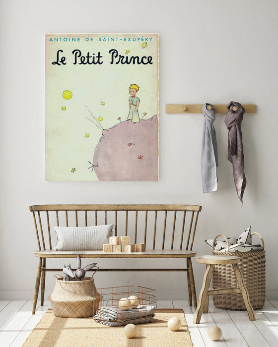 The Little Prince Vintage Children's Book Cover Art Print