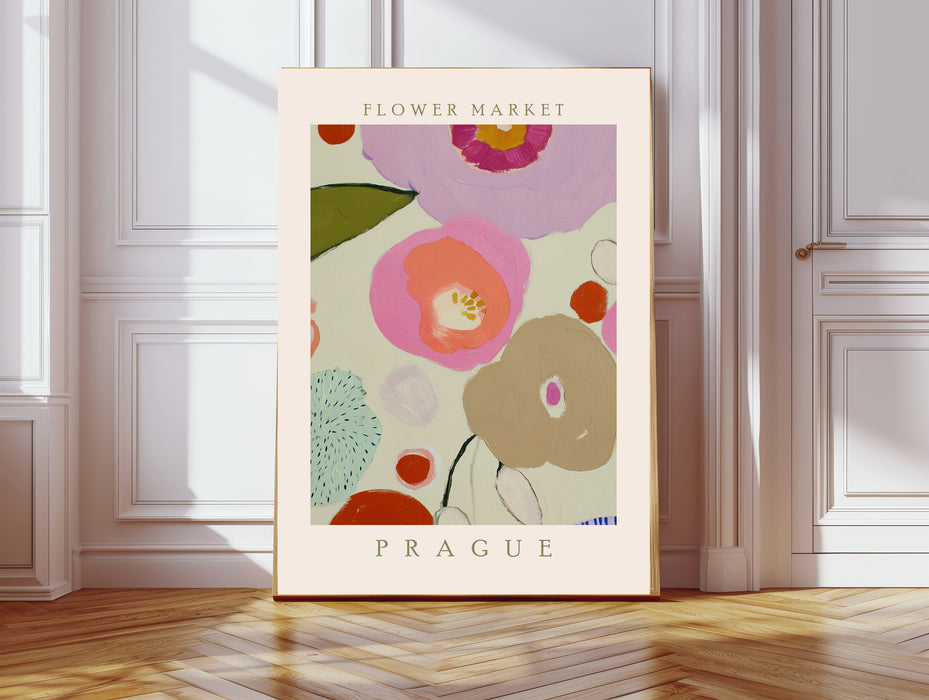 Flower Market Set Of Two Art Prints