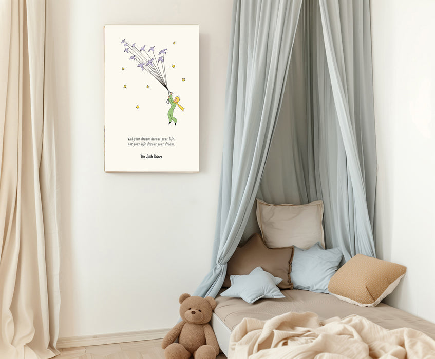 The Little Prince Vintage Children's Book Cover Art Print