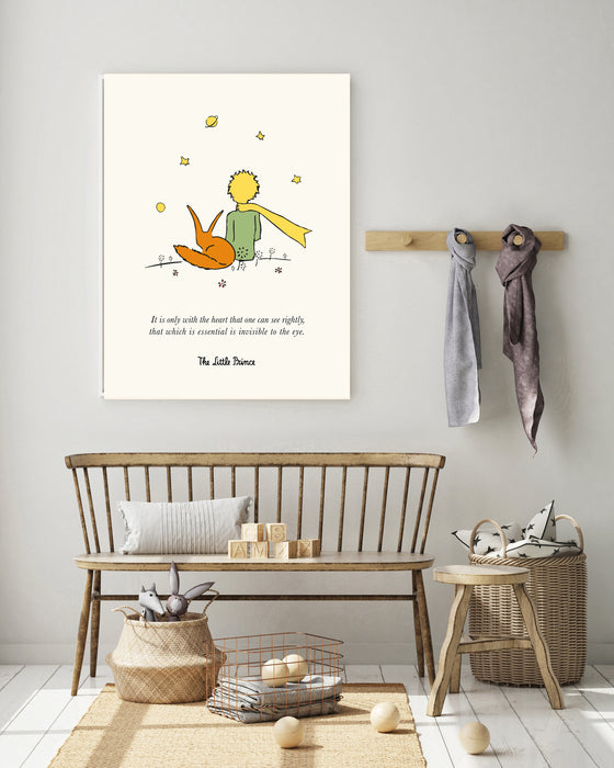 The Little Prince Vintage Children's Book Cover Art Print