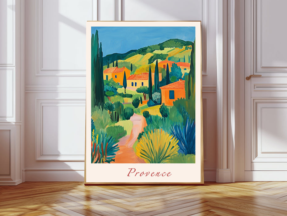 Provence France Landscape Travel Art Print
