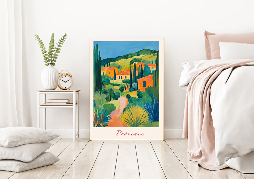Provence France Landscape Travel Art Print
