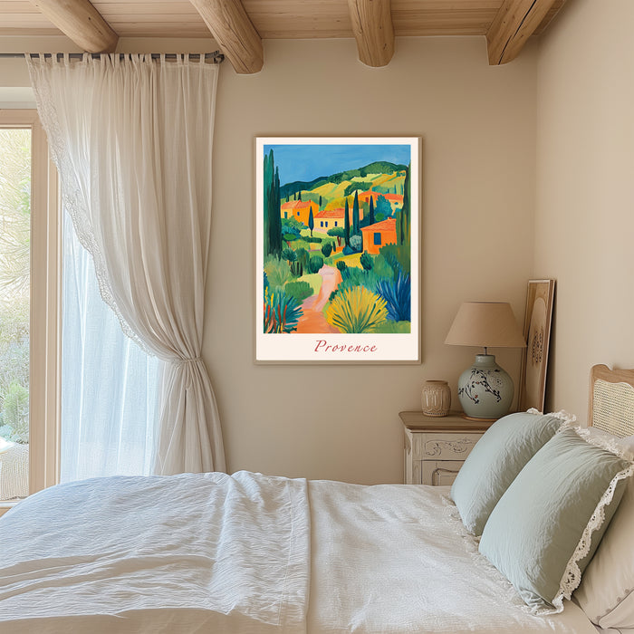 Provence France Landscape Travel Art Print