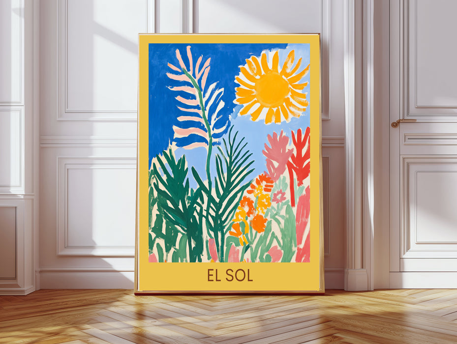 Mexican El Sol Art Print