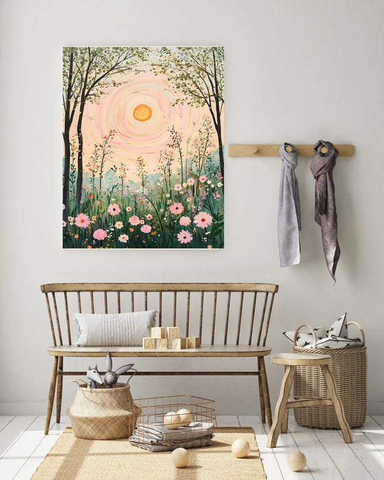 Sun and Moon Celestial Prints Set Of Two