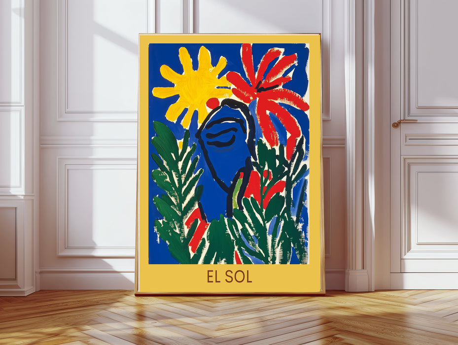 Mexican El Sol Art Print