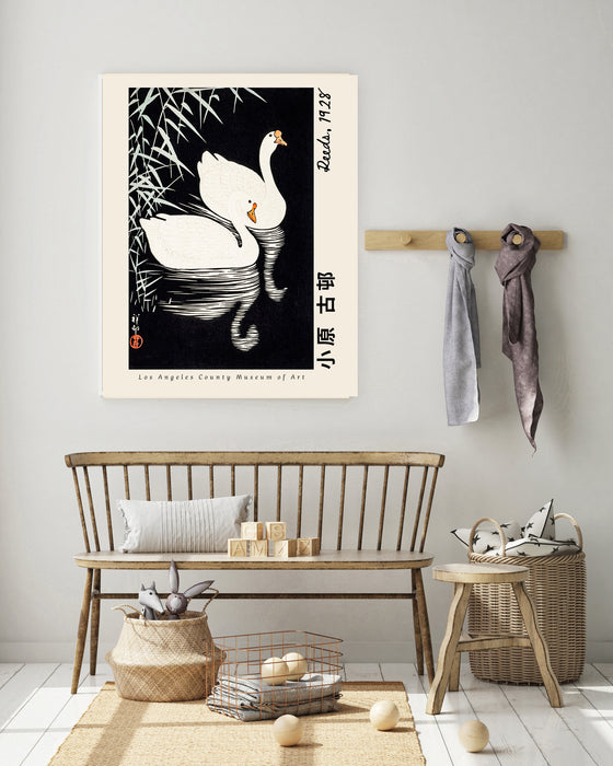 Japanese Swan Exhibition Art Print