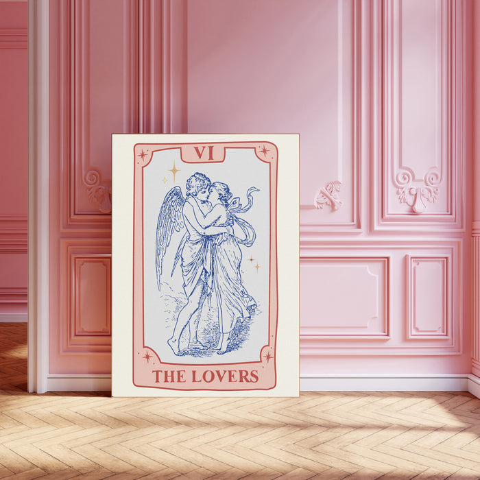 Lovers Tarot Card Art Print