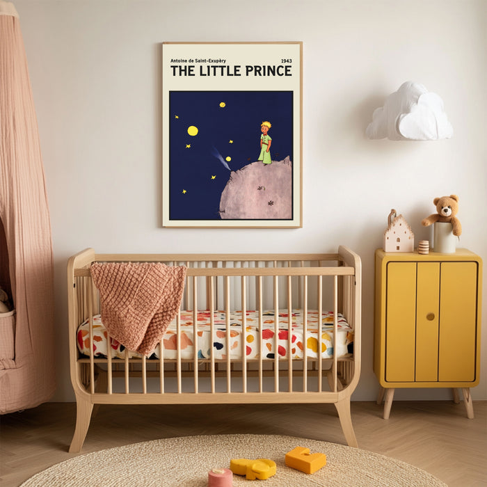 The Little Prince Vintage Children's Book Cover Art Print