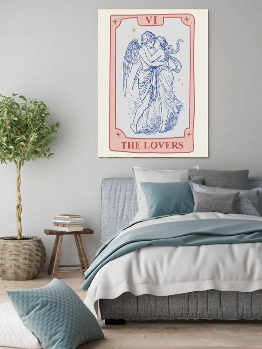 Lovers Tarot Card Art Print