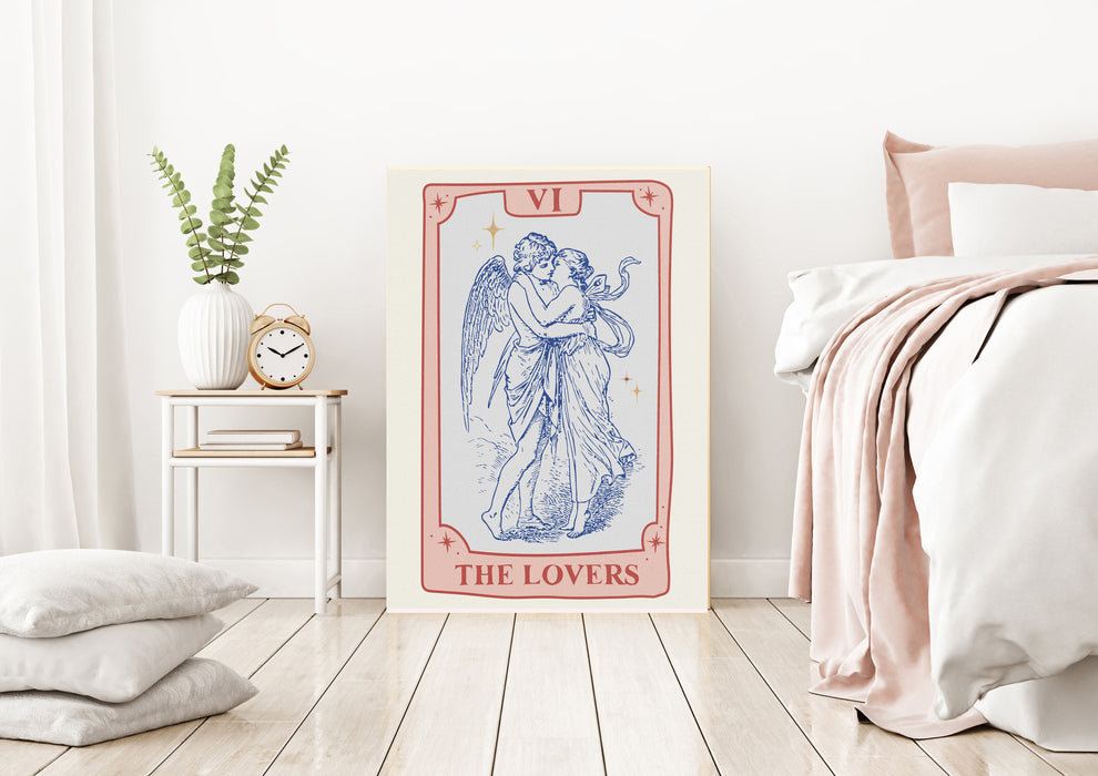 Lovers Tarot Card Art Print