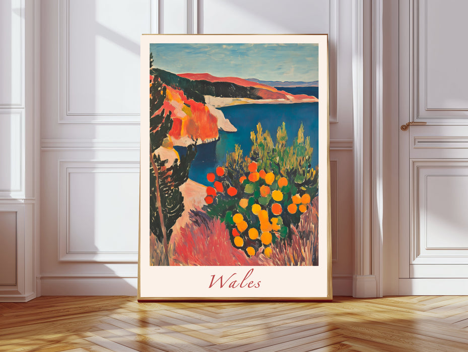 Wales Landscape Travel Art Print