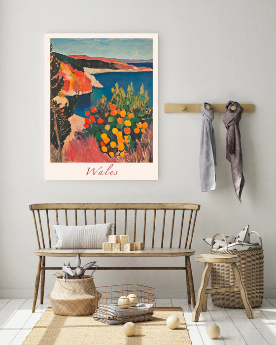 Wales Landscape Travel Art Print