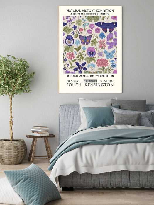 Natural History Exhibition Butterfly Art Print