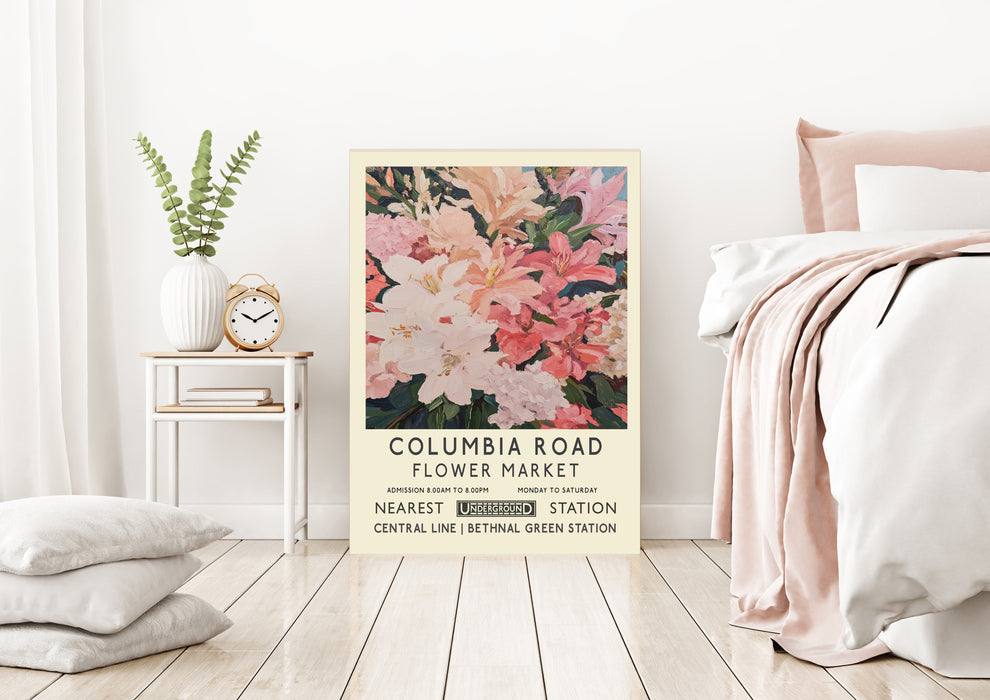 Columbia Road Flower Market Botanical Art Print