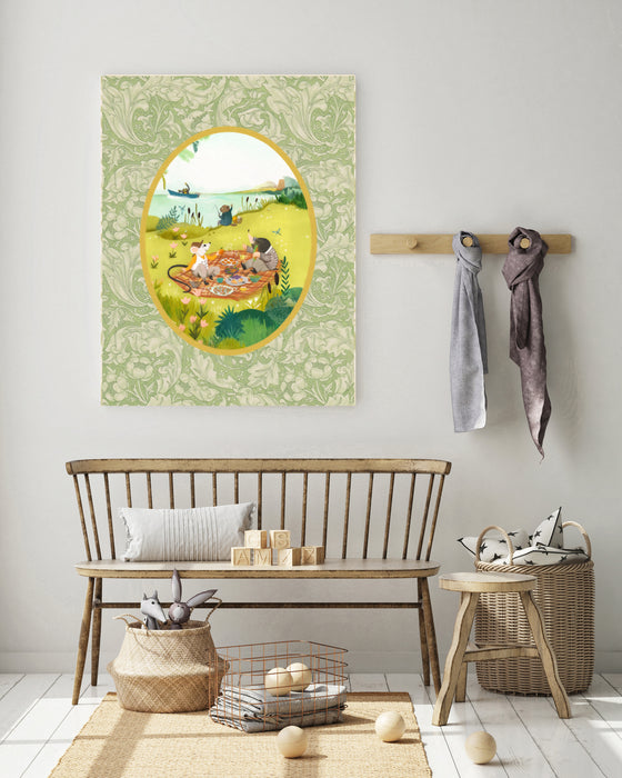 Wind In The Willows Vintage Book Cover Art Print