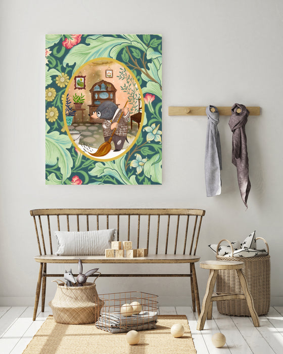 Wind In The Willows Vintage Book Cover Art Print