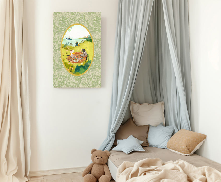 Wind In The Willows Vintage Book Cover Art Print