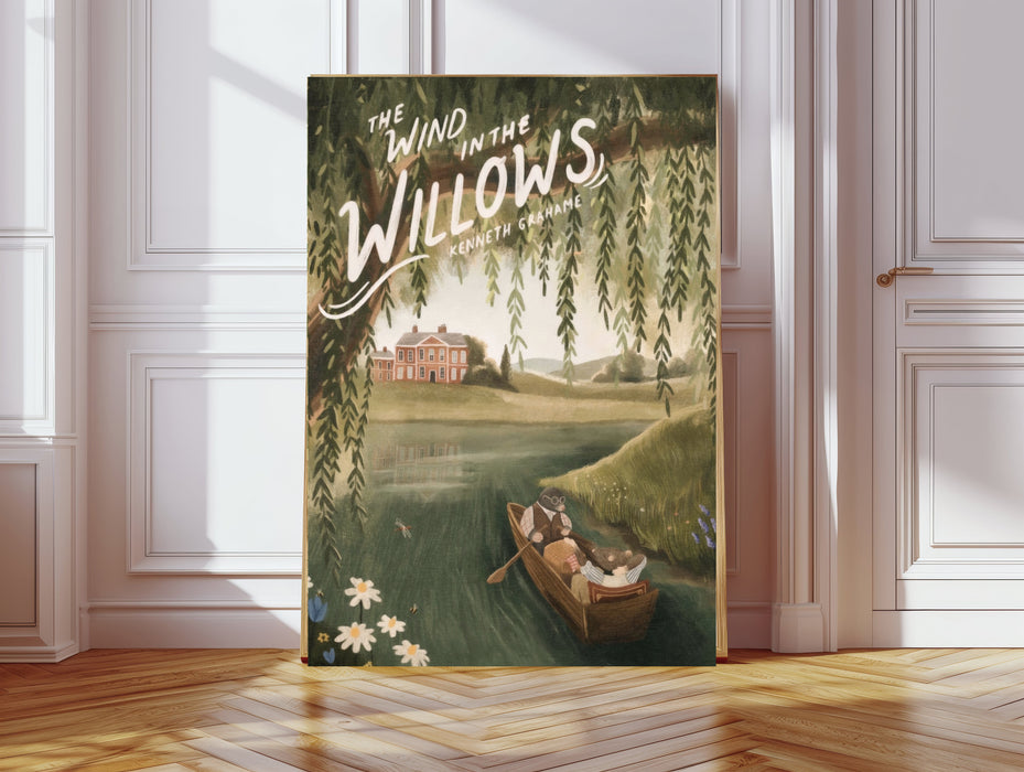 Wind In The Willows Vintage Book Cover Art Print