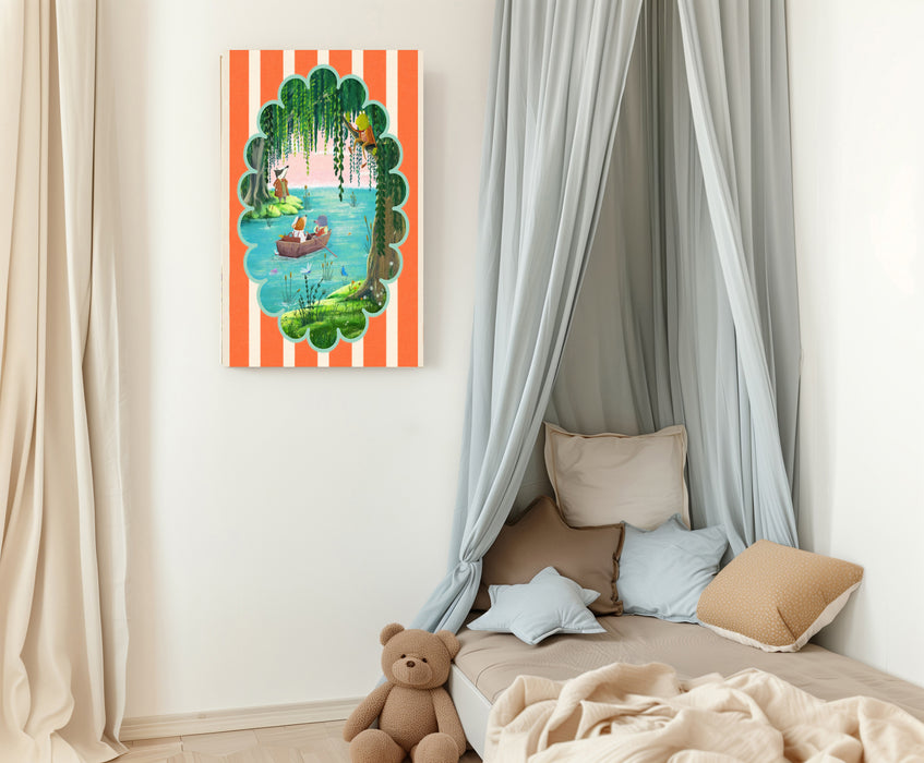 Wind In The Willows Vintage Book Cover Art Print