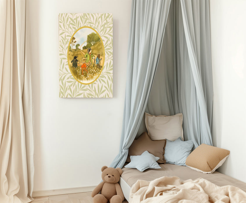 Wind In The Willows Vintage Book Cover Art Print