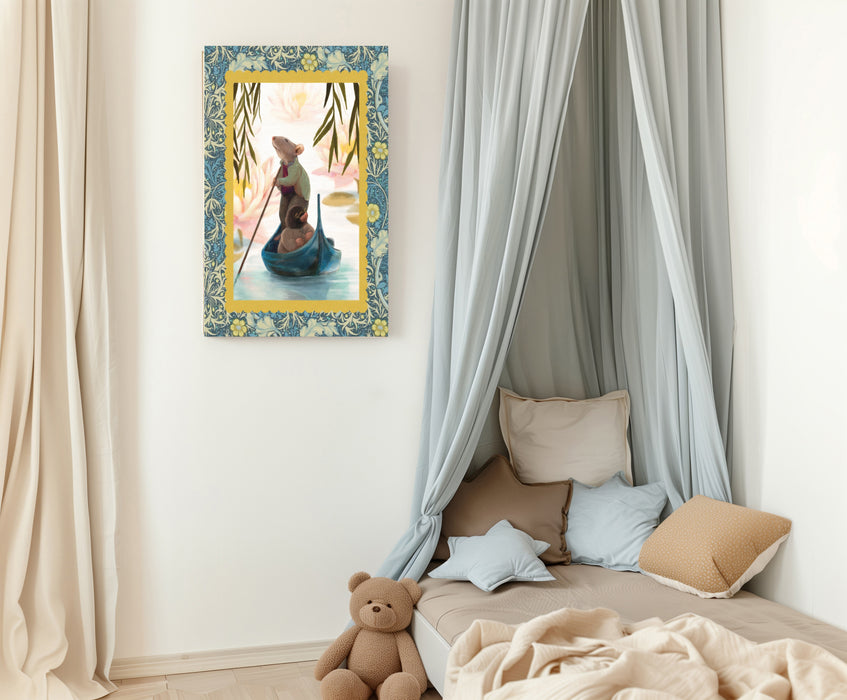 Wind In The Willows Vintage Book Cover Art Print