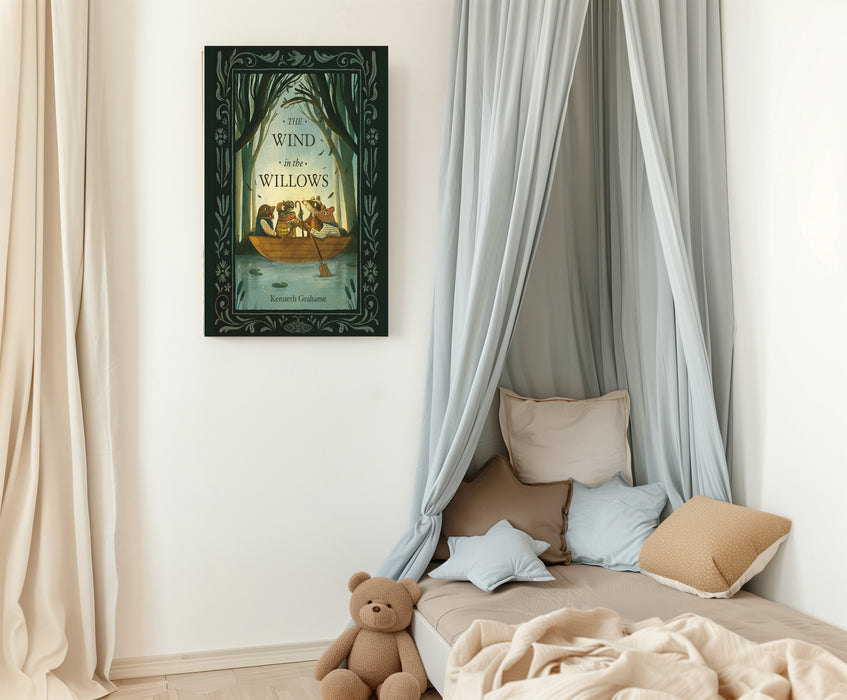 Wind In The Willows Vintage Book Cover Art Print