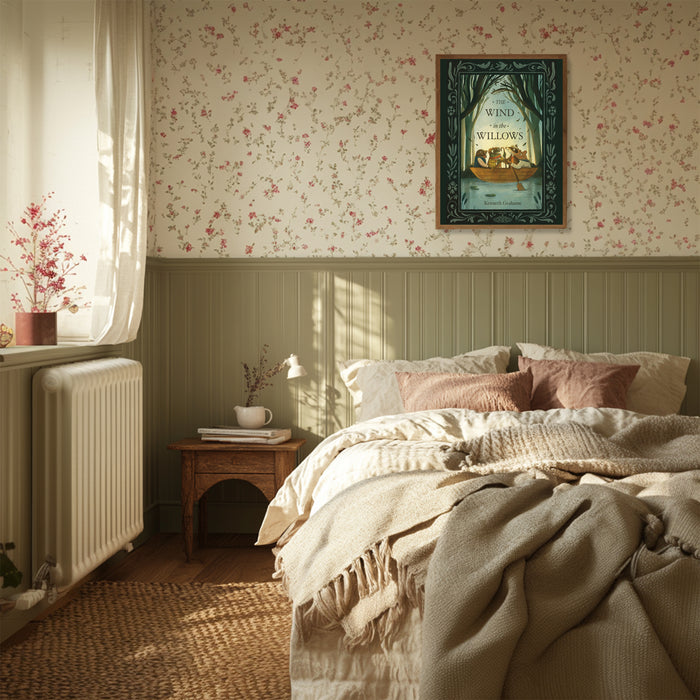 Wind In The Willows Vintage Book Cover Art Print