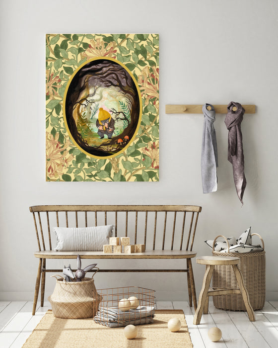 Wind In The Willows Vintage Book Cover Art Print