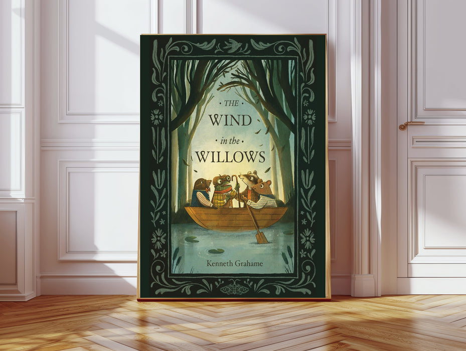 Wind In The Willows Vintage Book Cover Art Print