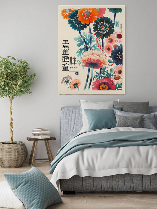 Japanese Yayoi Kusuma Inspired Art Print