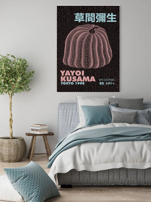 Japanese Yayoi Kusama Pumpkin Exhibition Art Print
