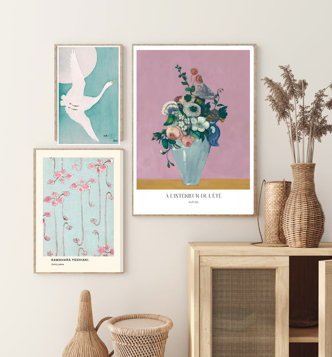 Vintage Japanese Botanical Art Print