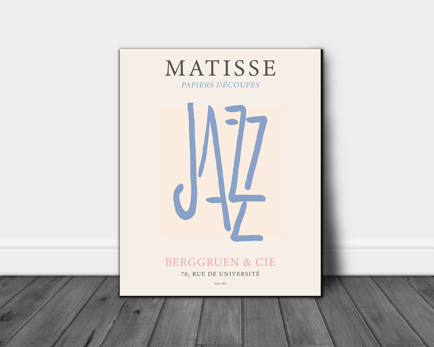 Matisse Blue Jazz Art Print