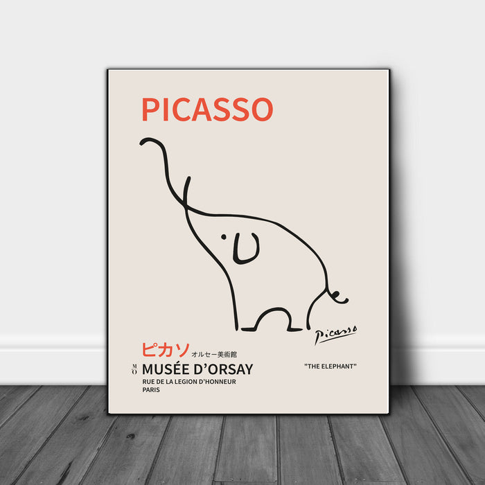 Picasso Elephant Japanese Exhibition Art Print