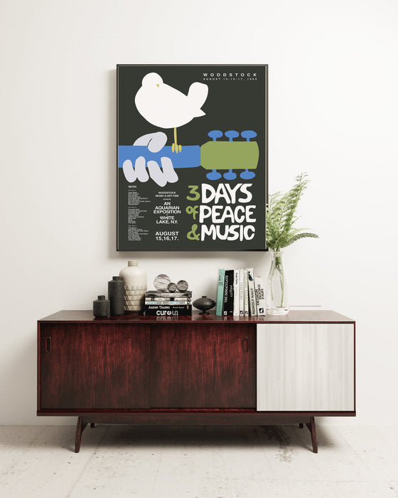 Vintage Woodstock Festival Art Print