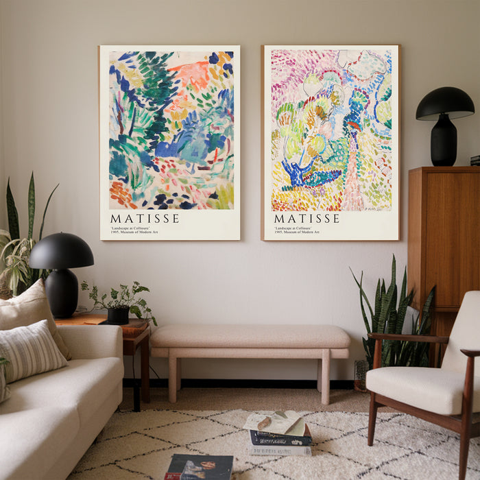 Matisse Pastel Landscape Set Of Two Art Prints