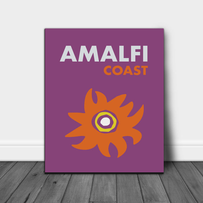 Amalfi Coast Travel City Art Print